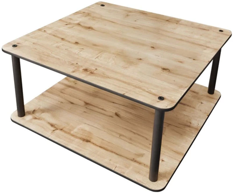 Τραπέζι Σαλονιού Masivo Square 282PTR1511 70x70x38cm Oak