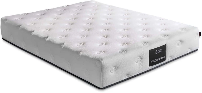 Στρώμα Visco Fusion Luxury 480NRN1184 120x200cm Memory Foam/Pocket Spring White Μονό