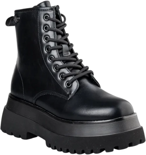 Envie Shoes Γυναικεία Μποτάκια FLATFORM BOOTIES E58-20354-34 Μαύρο 124341