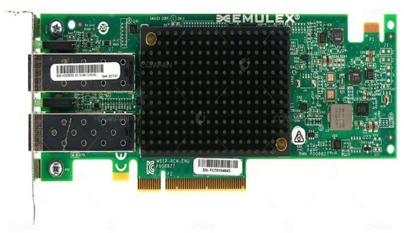 NIC EMULEX  P008827-21F 2-ports 10GB PCI-E x8 L.P. SFP+ HBA