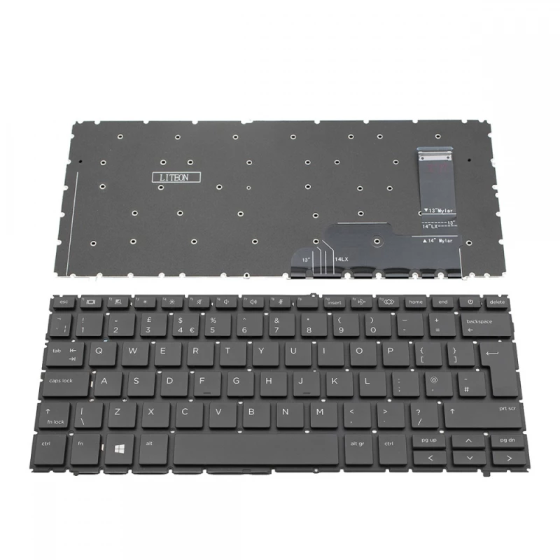 Πληκτρολόγιο HP EliteBook 840 G9 Black Without Frame UK (BIG Enter) - 6037B0225403