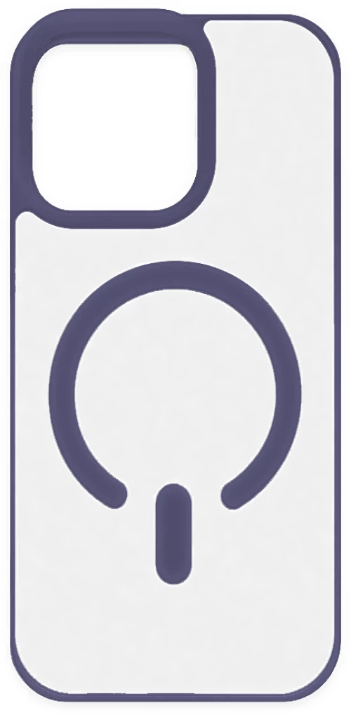 ObaStyle Creative Semiclear Case για Apple iPhone 15 - Σκούρο Μπλε