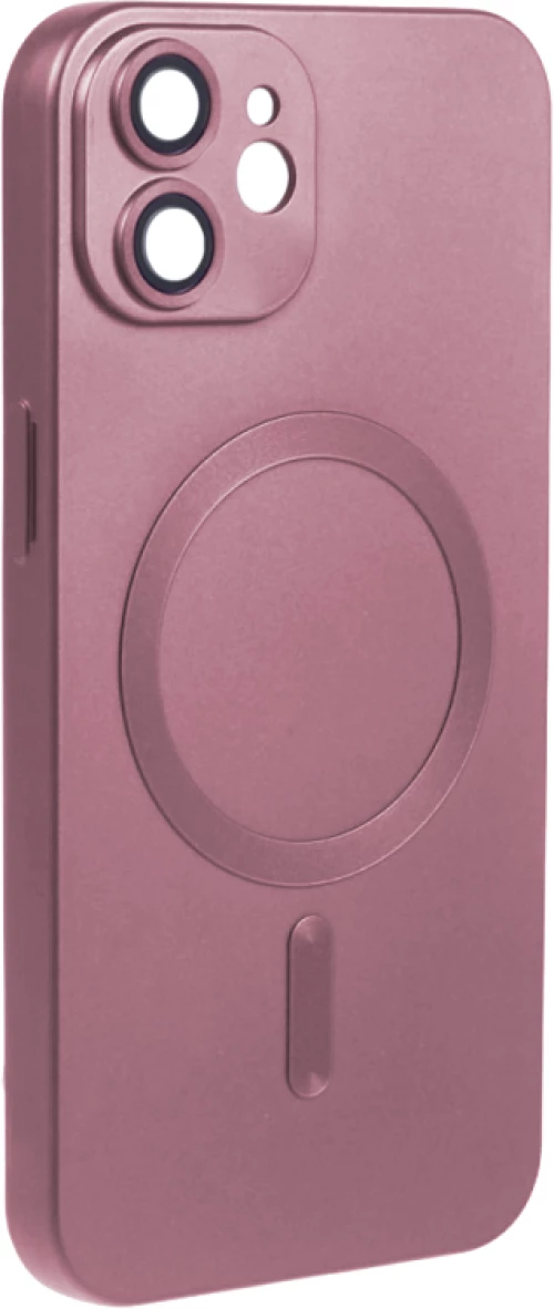 ObaStyle Metal Effect Magnetic Soft Cover Case για Apple iPhone 11 - Ροζ Χρυσό