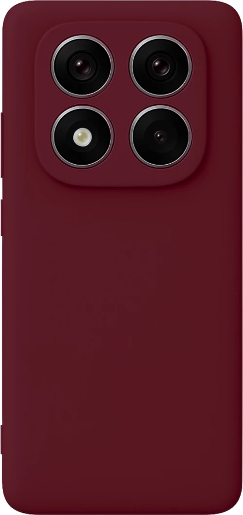 Θήκη κινητού Silky And Soft για Xiaomi Redmi Note 14 Pro 5G - Μπορντό