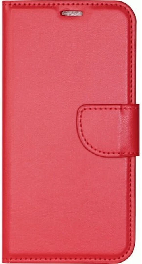 Θήκη flip με υποδοχή καρτών και δυνατότητα STAND για Samsung Galaxy S25 - Κόκκινο