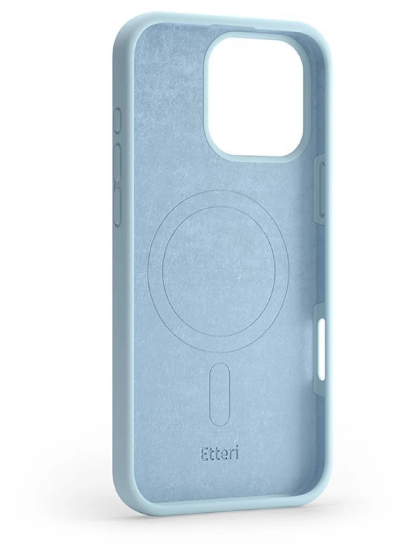 Etteri Silicone Mag case for iPhone 16 Pro Max - Θήκη προστασίας iPhone 16 Pro Max σε Γαλάζιο Χρώμα