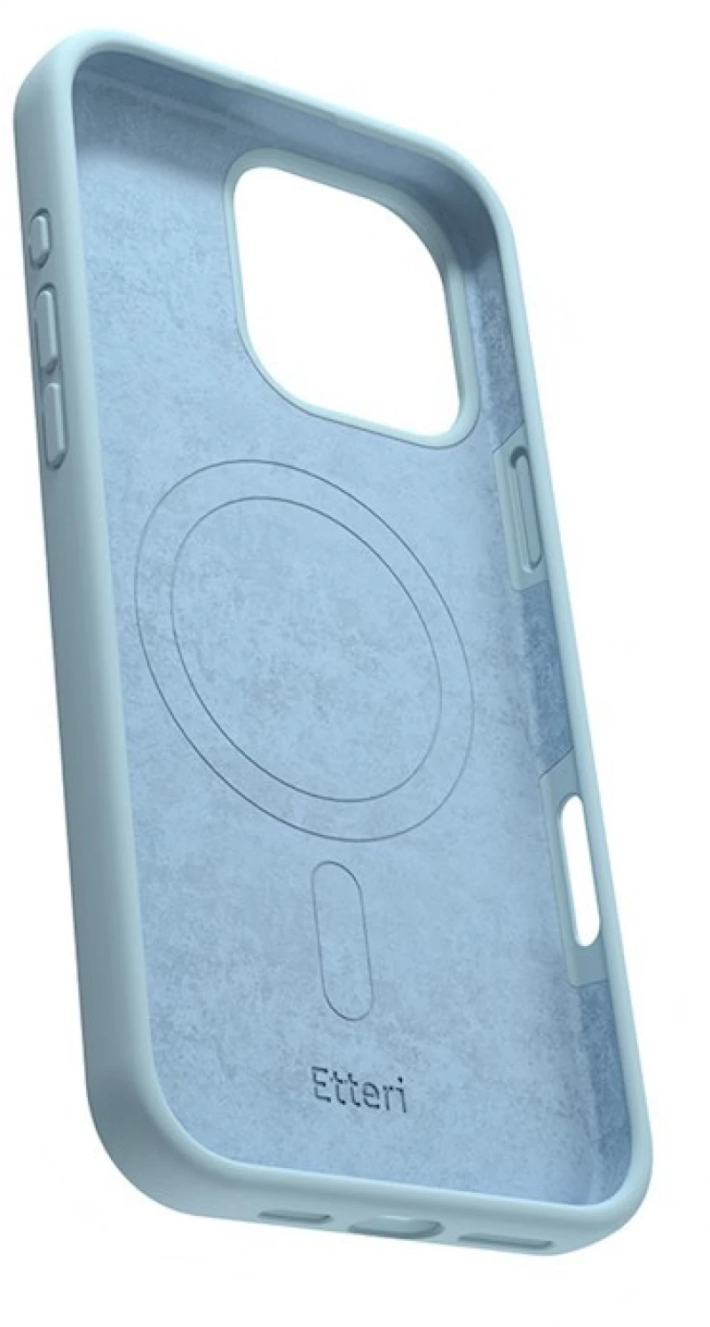 Etteri Silicone Mag case for iPhone 16 Pro Max - Θήκη προστασίας iPhone 16 Pro Max σε Γαλάζιο Χρώμα