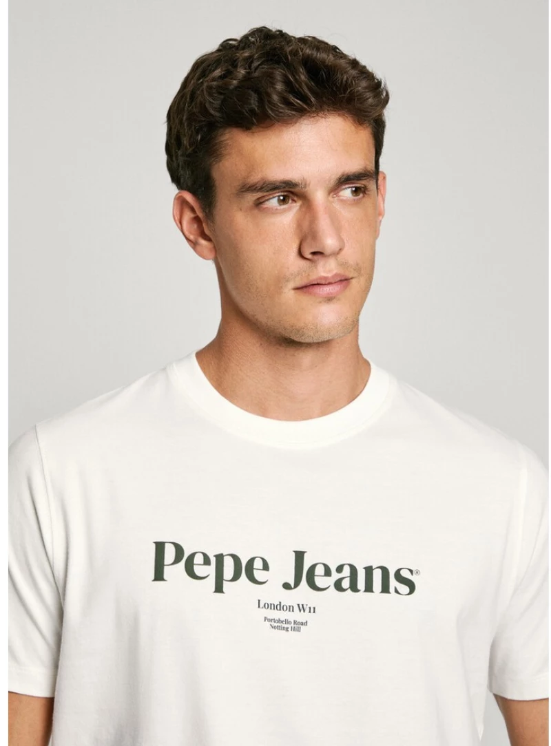 Pepe Jeans DALE TEE ΜΠΛΟΥΖΑ ΑΝΔΡΙΚΟ PM509783-803 PEPE JEANS Λευκό