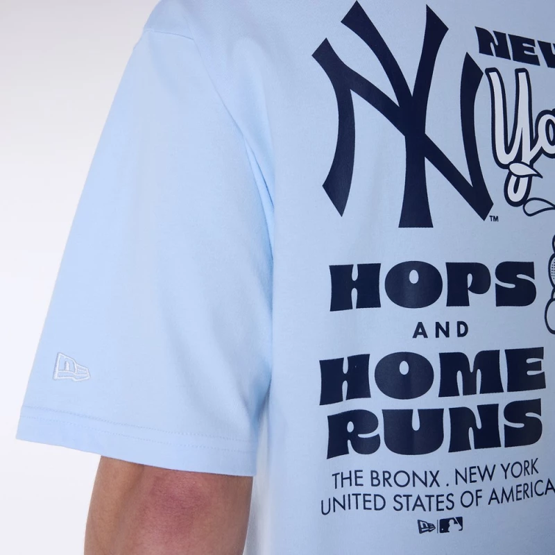 NEW ERA MLB FOOD GRPHC OS TEE NEYYAN  PAB 60596211 NEW ERA Μπλε