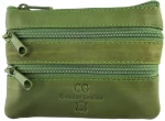 Unisex Δερμάτινο Πορτοφόλι- Μικρό Ginis CG 221 Πράσινο