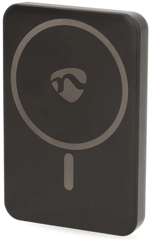 NEDIS Ασύρματος φορτιστής / Powerbank 5.000 mAh με 1 εξόδο USB Type-C, σε μαύρο χρώμα