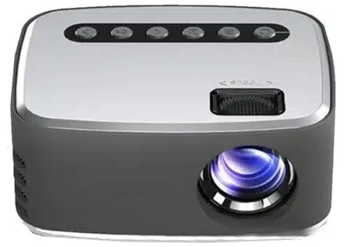 Φορητός Προτζέκτορας - Mini Projector LED με Χειριστήριο και Ενσωματωμένο Ηχείο HDMI Analog Audio USB σε Μαύρο Χρώμα