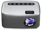 Φορητός Προτζέκτορας - Mini Projector LED με Χειριστήριο και Ενσωματωμένο Ηχείο HDMI Analog Audio USB σε Μαύρο Χρώμα