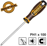 Κατσαβίδι Σταυρού PH1x100mm Ingco - HSDPH1100