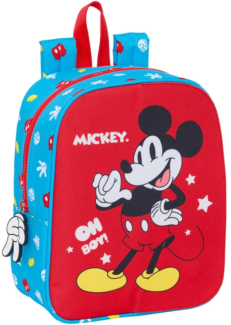Safta 612333232 Mickey Mouse , Παιδικό Σακίδιο Νηπιαγωγείου, Ύφασμα, Γαλάζιο