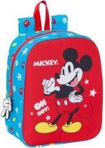 Safta 612333232 Mickey Mouse , Παιδικό Σακίδιο Νηπιαγωγείου, Ύφασμα, Γαλάζιο