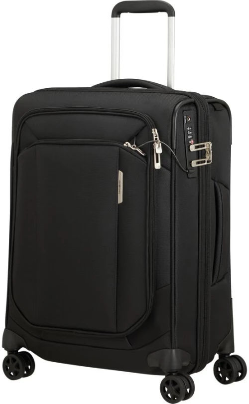 Samsonite 143329-7416 Respark Expandable, Ύφασμα, Μικρή/Καμπίνας, ATAN, Μαύρο