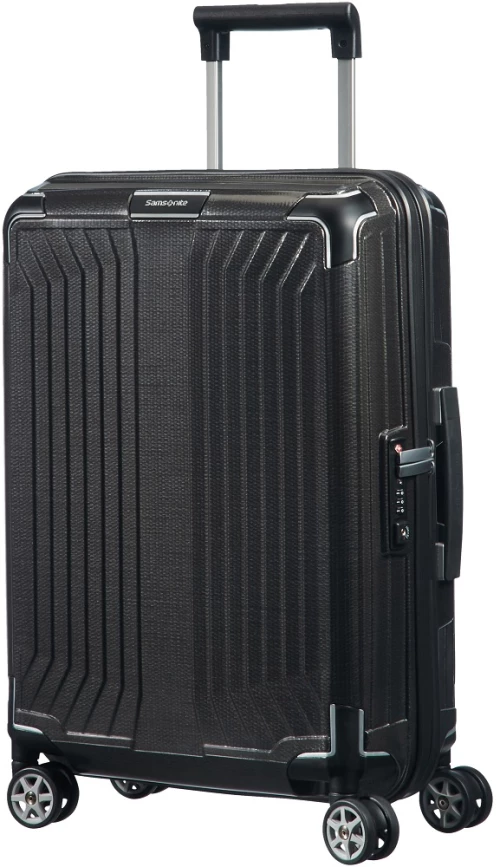Samsonite 79297-1041 LiteBox Spinner, Μικρή/Καμπίνας 55 cm, Μαύρο