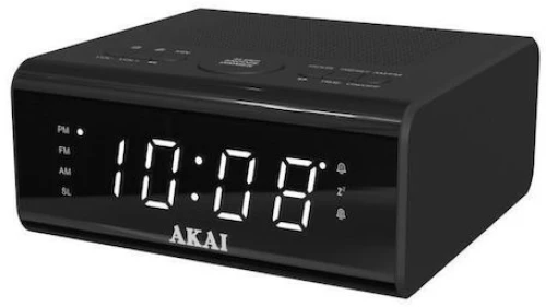 Akai ACR-2010 Ψηφιακό ρολόι-ξυπνητήρι με ραδιόφωνο AM/FM και διπλή αφύπνιση