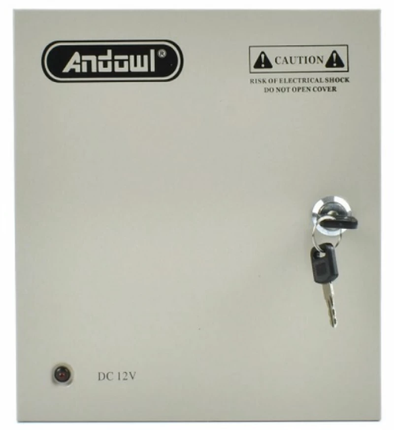 Andowl Τροφοδοτικό Κουτί Συστημάτων CCTV Q-T172