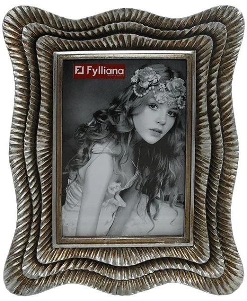 Κορνίζα Fylliana Fl29301 10x15 Ασημί Χρώμα 18x2x23Εκ