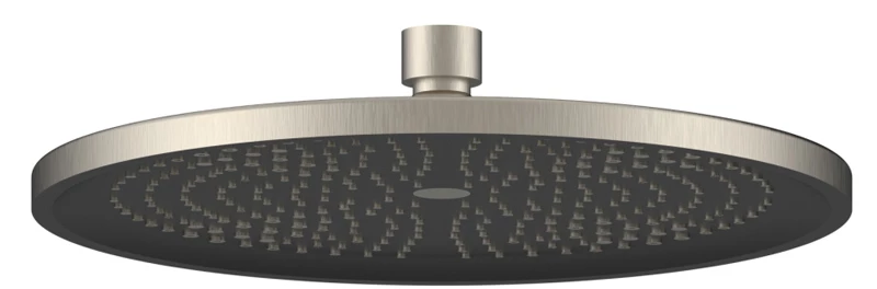 BRUNO κεφαλή ντους P25651YGNB, στρογγυλή, Φ 25.5cm, ασημί