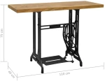 vidaXL Τραπέζι Κονσόλα σε Στιλ Ραπτομηχανής 110 x 40 x 75 εκ.