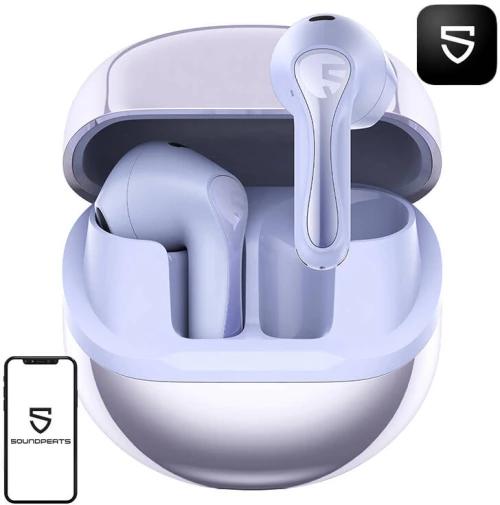 TWS Soundpeats Air 5 headphones (purple)