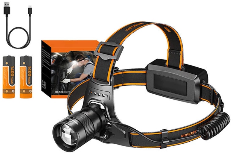 UV Superfire HZ01 head flashlight