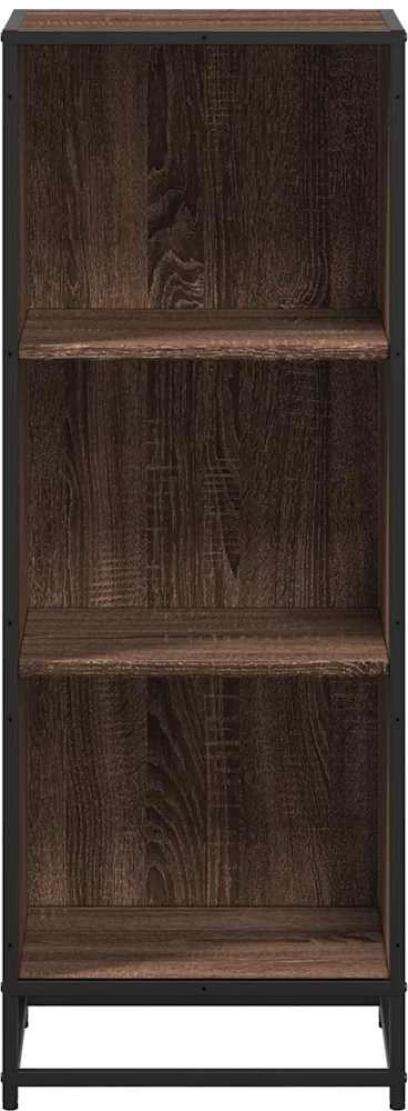 vidaXL Ντουλάπι βιβλίων καφέ δρυς 40x35x107,5 cm Κατασκευασμένο ξύλο