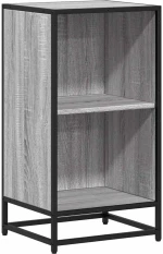 ντουλάπι βιβλίων vidaXL Γκρι Sonoma 40x35x76 cm Κατασκευασμένο ξύλο