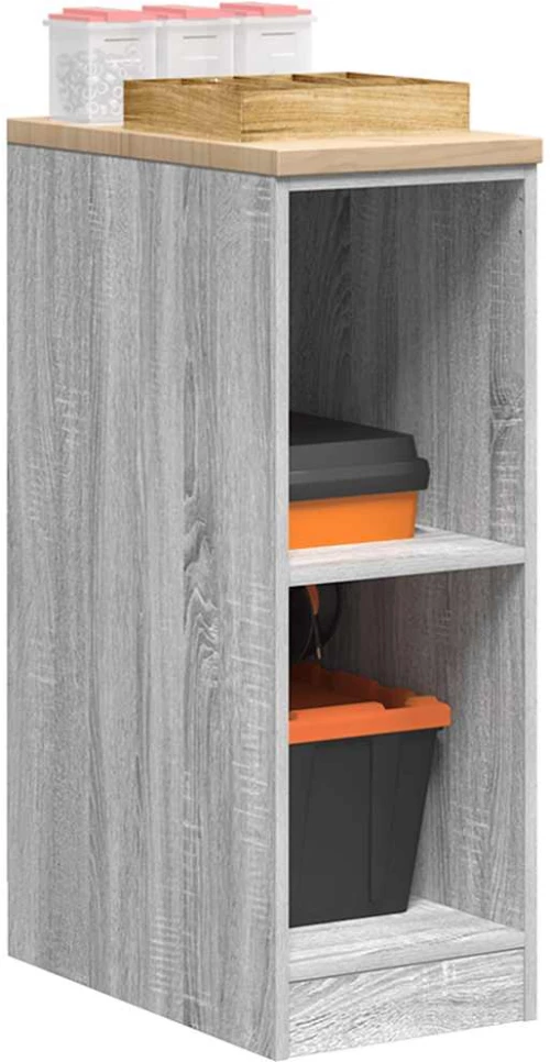vidaXL ντουλάπι αποθήκευσης γκαράζ 30x51x85 εκ μασίφ ξύλο πεύκο