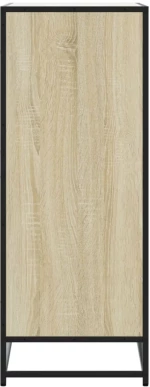 vidaXL Ντουλάπι παπουτσιών Sonoma Oak Κατασκευασμένο ξύλο και μέταλλο