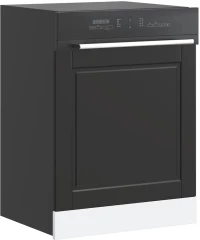 vidaXL Πίνακας πλυντηρίου πιάτων Porto Μαύρο 60x1,5x67 εκ. Επεξ. Ξύλο