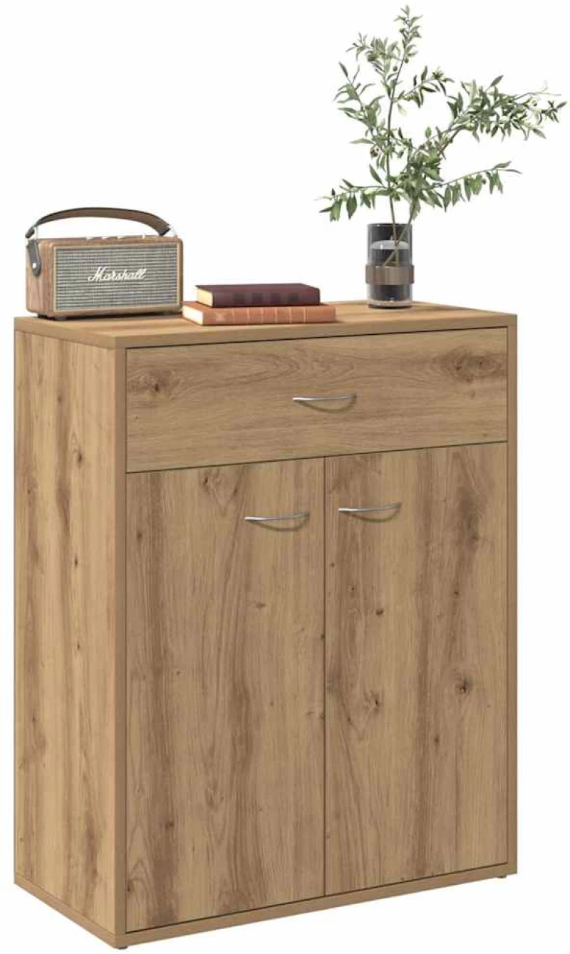 vidaXL Sideboard Artisan Oak 60x30x75 cm Κατασκευασμένο ξύλο