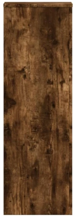 vidaXL Βάσεις Φυτών 2Τεμ. Καπνιστή Δρυς 33x33x100εκ Επεξεργασμένο Ξύλο