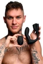 Silicone Prostate Plug with Cockring and Remote Control
