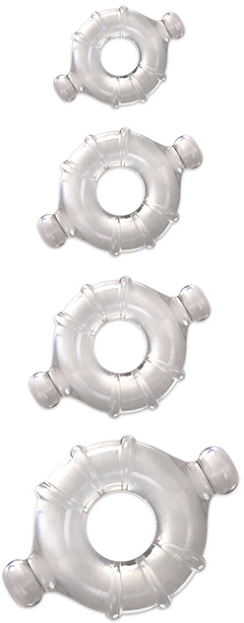 Ns Novelties Renegade Vitality Rings Clear