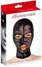 Lace fetish hood