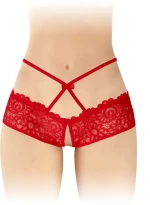 CELIA RED OPEN PANTIES TU