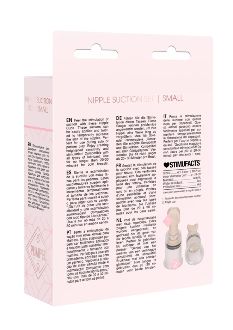 Nipple Suction Set Small - Transparent