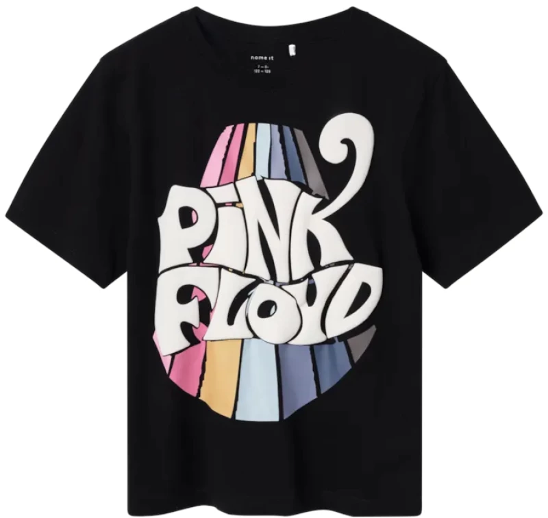 Κοντομάνικο παιδικό 6-12 pink floyd μαύρο 13234061 Name It