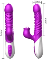 Vibrator-Silicone Vibrator USB 10 Function and Thrusting Function / Heating