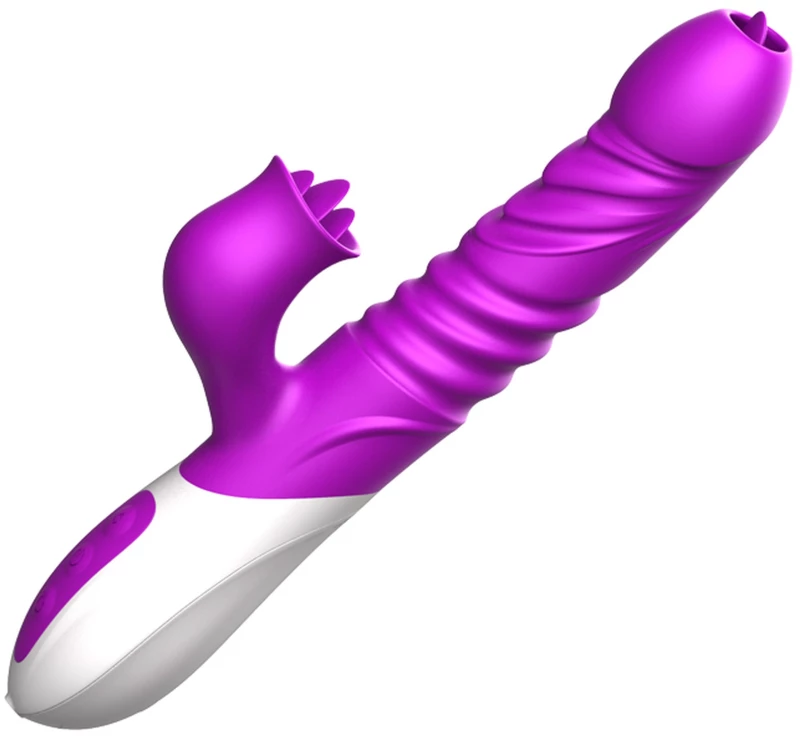Vibrator-Silicone Vibrator USB 10 Function and Thrusting Function / Heating