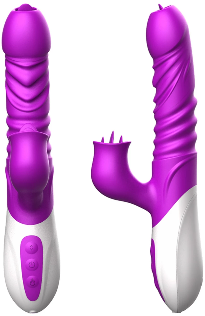 Vibrator-Silicone Vibrator USB 10 Function and Thrusting Function / Heating