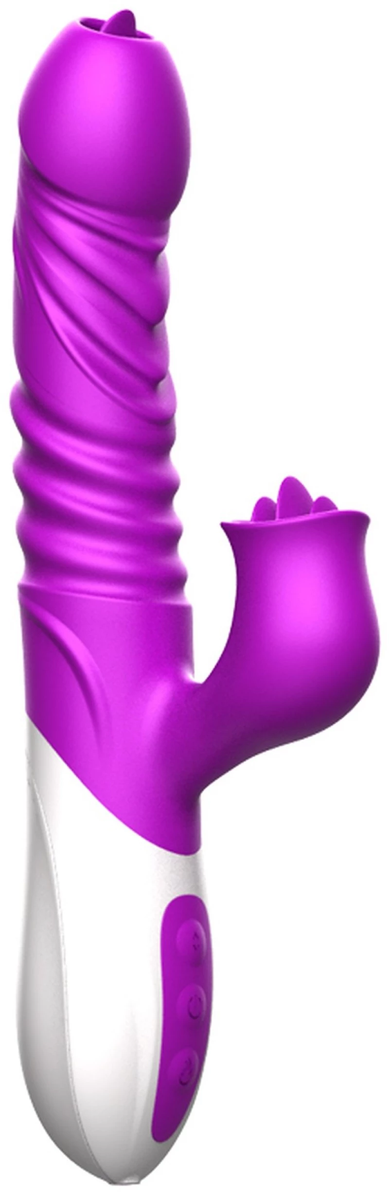 Vibrator-Silicone Vibrator USB 10 Function and Thrusting Function / Heating