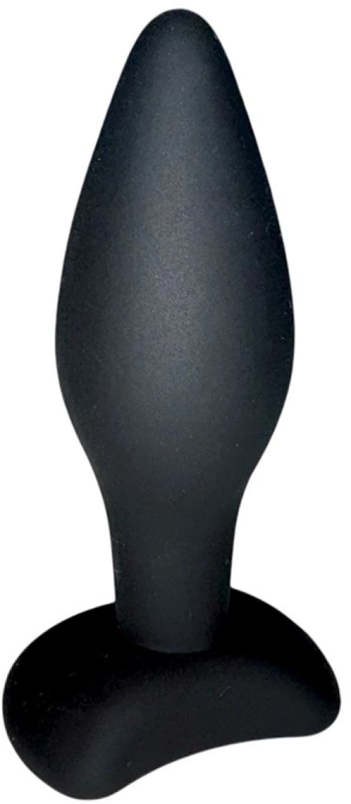 Silicone Anal Plug Small Black