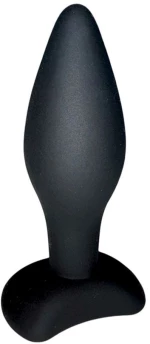 Silicone Anal Plug Small Black
