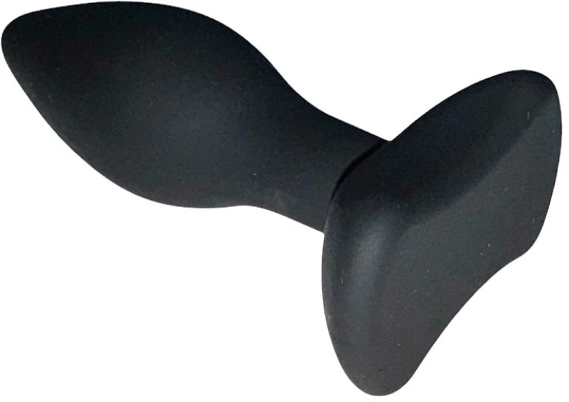 Silicone Anal Plug Small Black