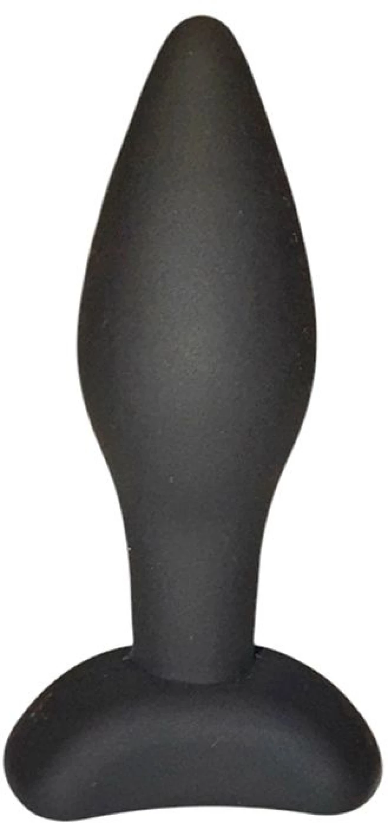 Silicone Anal Plug Small Black